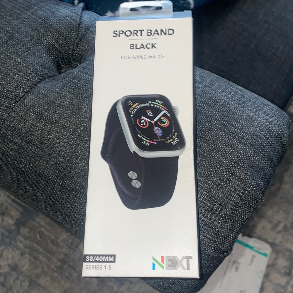 Brand New Black Apple Watch Sport Band